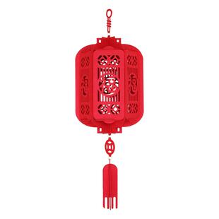 新年元旦灯笼装饰挂件2026马年春节福字挂饰过年室内商场场景布置