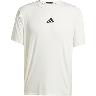 Adidas/阿迪达斯官方正品当季款男士透气健身训练T恤JE5746