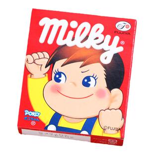 日本进口零食小吃不二家牛奶妹牛奶软糖儿童可爱糖果休闲食品盒装