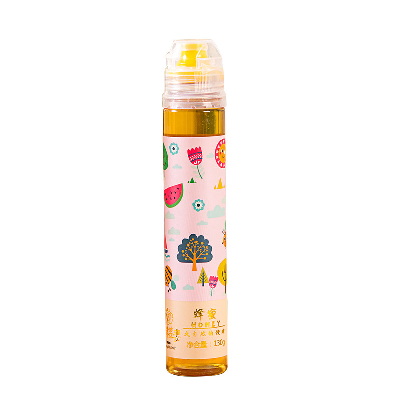 养蜂婆婆蜂蜜纯正天然洋槐花蜜百花蜜挤压小瓶便携蜂蜜小包装130g