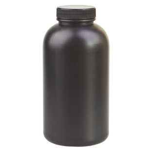 暗房 黑色储液瓶 带内盖 试剂瓶 底片冲洗 显影 定影 1000ml