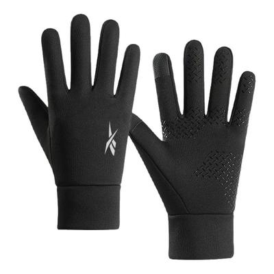 锐步骑行手套男女同款冬季保暖户外运动登山防水防风开车防滑跑步