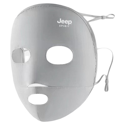 jeep夏季全脸护额冰丝防晒面罩女