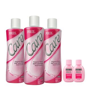 娇妍女性护理液220ml*3 私处洗护液 清洗液 弱酸性辟味
