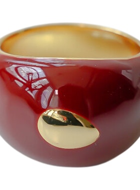 安可复古轻奢珐琅锆石饰品情侣对戒钻戒设计指环戒指钻石戒指女