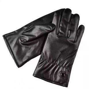 真皮手套男士女士冬季加绒加厚保暖绵羊皮手套骑行开车摩托车薄款