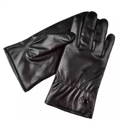 真皮手套男士女士冬季加绒加厚