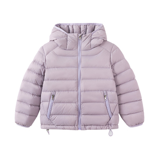 【亲子排骨羽绒】女童韩版羽绒服白鸭绒连帽外套儿童保暖棉服