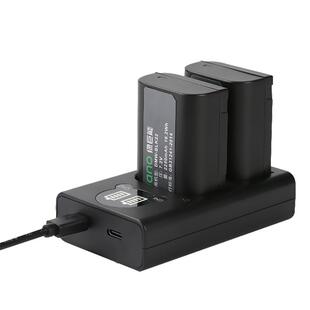 绿巨能DMW-BLK22相机电池适用松下S9 DC-S5 S5二代 S5m2 X S5K GH6 gh5m2 S5II全画幅单反相机快充充电器