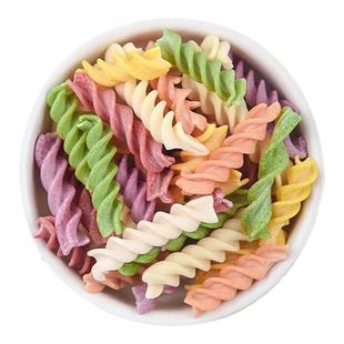 儿童面条蝴蝶面500g果蔬营养面宝宝挂面蔬菜卡通面片非婴幼儿辅食