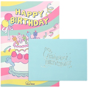 韩国Dailylike可爱ins手写信纸信封套装高级生日卡通表白情书贺卡