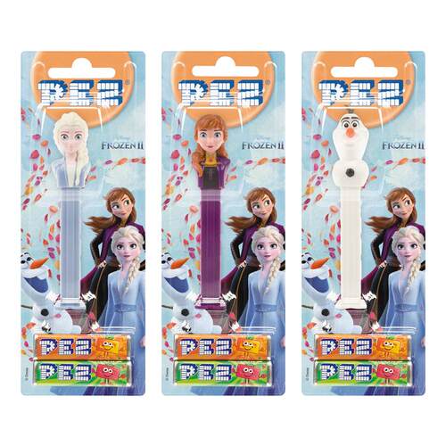 PEZ皮礼士糖 冰雪奇缘糖果机艾莎雪宝儿童礼物水果味硬质糖果