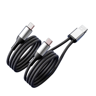 一拖二数据线二合一充电线66w超级快充适用双华为Type-C双苹果iPhone15pro小米oppo安卓编织线USB车载充电器