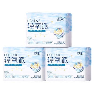 舒莱纯夜用290mm卫生巾24片×1套