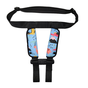 儿童防摔座椅大巴校车用便携式简易宝宝车载飞机辅助调节固定绑带