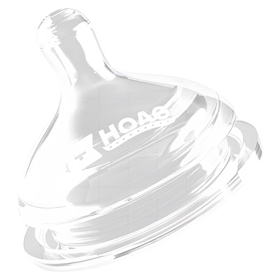 霍格Hoag原装婴儿奶嘴超软硅胶奶嘴仿真母乳实感玻璃奶瓶奶嘴