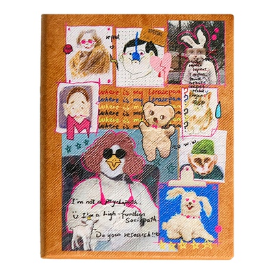 月和harmoony我的精神状态文创拼贴横线笔记本神经本书写记事本