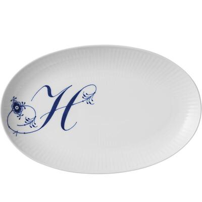 royalcopenhagen手绘椭圆盘餐具