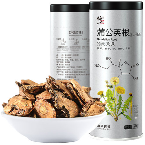 百年修正 特级蒲公英根茶 长白山正品新茶 炒熟干蒲公英根茶150克