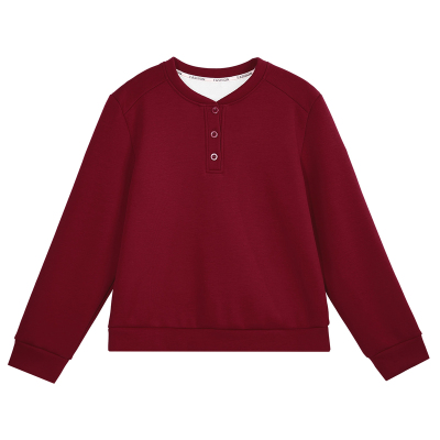 无帽加绒加厚卫衣女时尚洋气外套