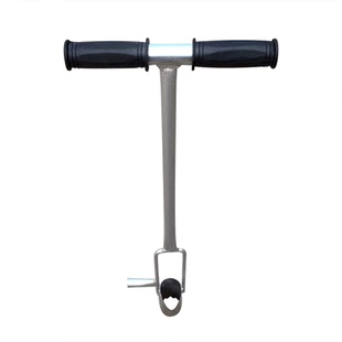 侧面开弧不堵土打孔开孔中种植挖洞大棚 农用打洞器升级版 嘉禾