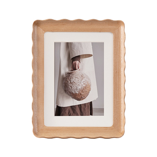 洗照片做成相框定制7寸实木创意摆台a4画框书法裱画木质字画摆件