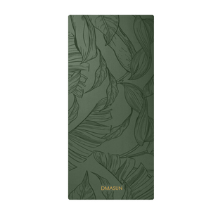 DMASUN「叶语」天然橡胶瑜伽垫椰壳磨砂专业防滑减震家用健身pu垫