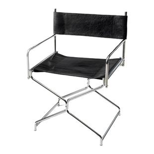 营造空间金属设计师款户外多功能家用单人便携折叠椅导演扶手椅子