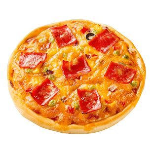 皇家小虎披萨半成品加热即食儿童早餐榴莲披萨饼胚空气炸锅速食