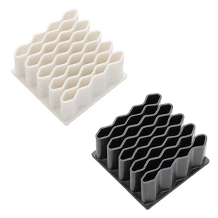 硅胶小样药膏收纳架家用桌面管状软膏分类收纳盒化妆品小样收纳架