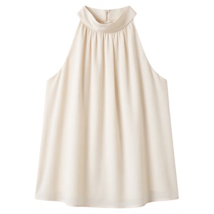 Hanging neck sleeveless sexy suspender top 挂脖无袖吊带上衣