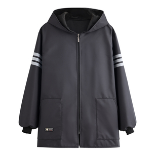 25年爆款成人防水御寒围裙加绒加厚锁温外穿干活罩衣男女款工作服