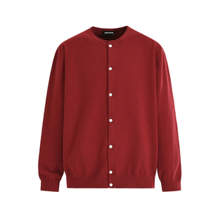 MRCYC老钱风针织开衫男秋季宽松休闲毛衣外套韩系高级感圆领上衣