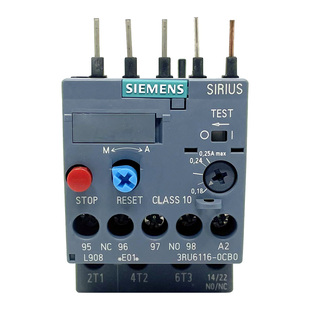 正品西门子热继电器3RU6116电动机过载过热保护器3RU1116 3RU2116