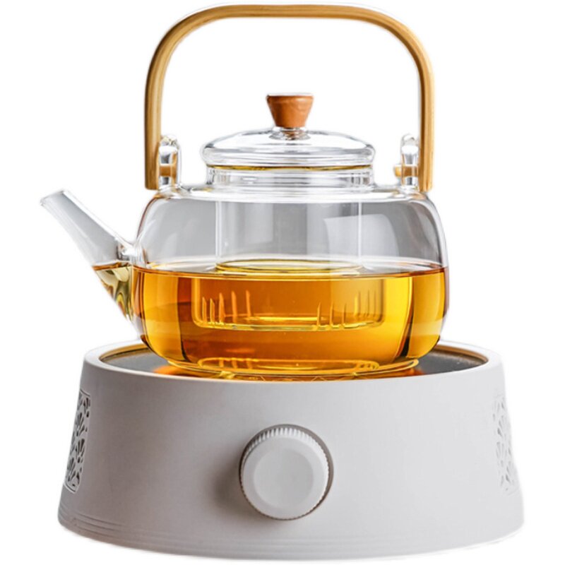 玻璃煮茶茶壶明火电陶炉防烫提梁泡茶透明煮水壶耐高温陈皮烧水壶