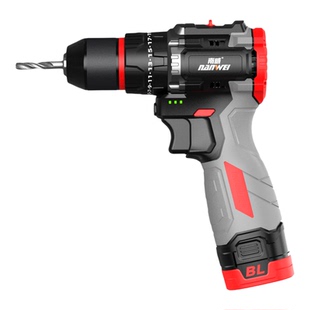 南威无刷小钢炮锂电电钻家用手电钻电动螺丝刀金属夹头充电冲击钻