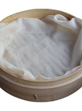 全棉食品级加厚不粘蒸笼布