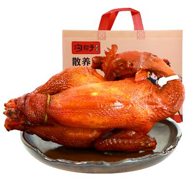 沟帮子熏鸡散养大公鸡900g