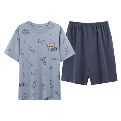 25年新款男夏季纯棉短袖套装