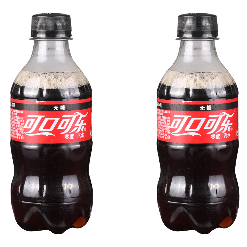 零度无糖可口可乐汽水碳酸饮料300ml*12瓶/24瓶