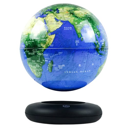 磁悬浮地球仪创意摆件凌空自转发光新年生日礼物办公室桌面装饰品