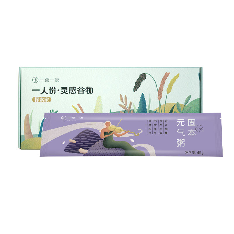 一饭固本元气45g*6袋黑米杂粮粥