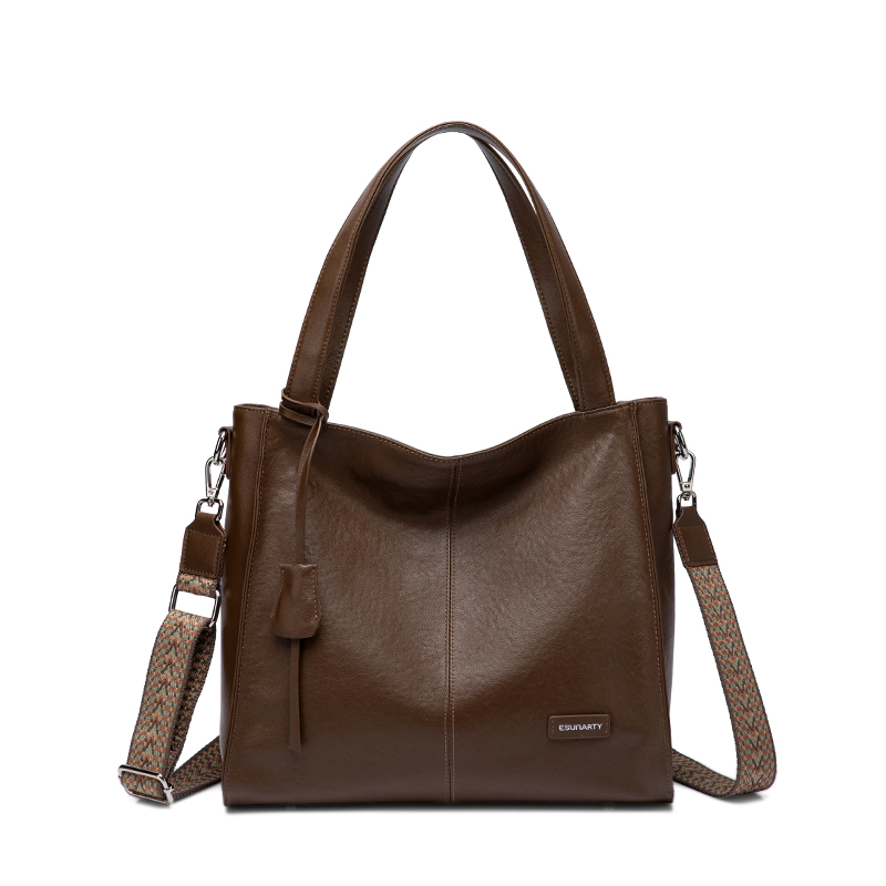 女包2025新款斜挎包女士真皮大容量头层牛皮宽肩带女式单肩包秋冬