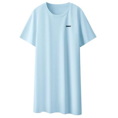 全棉睡衣女纯棉睡裙T恤裙家居服