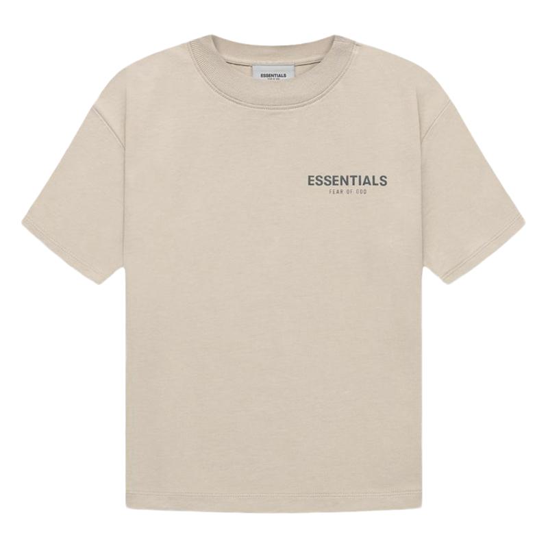 潮物Woo Fear of God Essentials Core Tee FOG反光印花短袖T恤潮