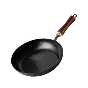 铁娃公社平底锅煎锅手工锻打铁锅无涂层不粘锅家用牛排煎锅炒菜锅