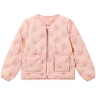 笛莎官方旗舰童装女童轻薄羽绒服新款中大童女孩儿童洋气内胆外套