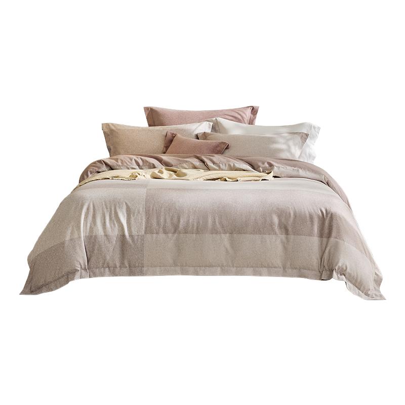 罗莱家纺25秋冬新品床上用品磨毛纯棉加厚床单被套全棉被罩四件套