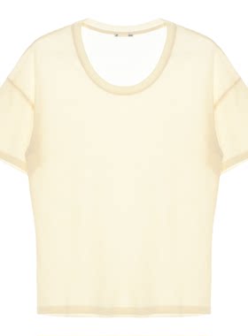 【FOLFALL 设计师品牌】SNDSS26天丝羊毛混纺宽松圆领短袖T恤男女