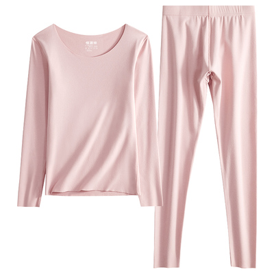 秋衣秋裤套装女保暖内衣发热无痕